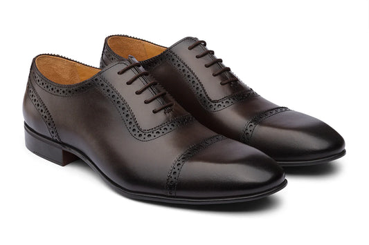 ATHENS - BROWN LEATHER SHOES