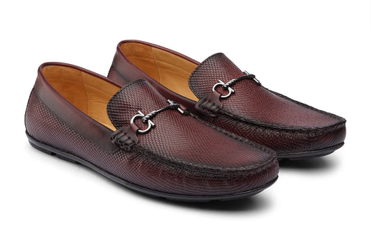 MADRID - BORDO LEATHER SHOES