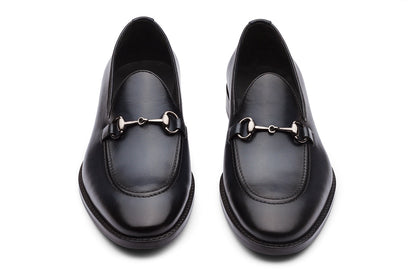 MONACO - MIDNIGHT NAVY BLUE LEATHER SHOES