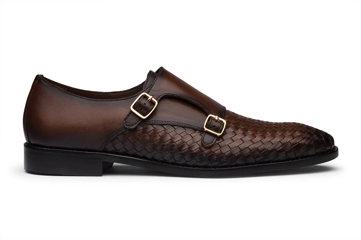 AMSTERDAM - CHESTNUT BROWN LEATHER SHOES