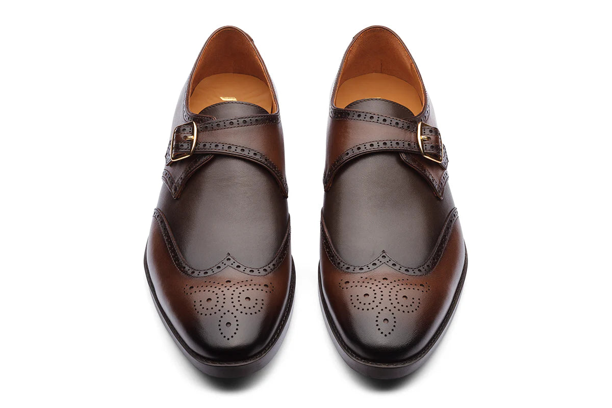 NAIROBI - CHESTNUT BROWN LEATHER SHOES