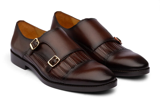 MOSCOW - CHESTNUT BROWN LEATHER SHOES