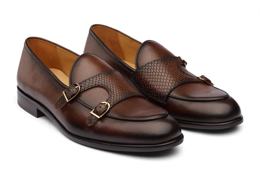 VALENCIA - CHESTNUT BROWN LEATHER SHOES
