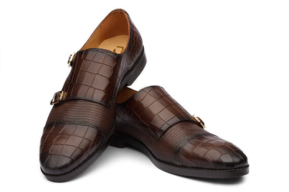 DENVER - CHESTNUT BROWN LEATHER SHOES