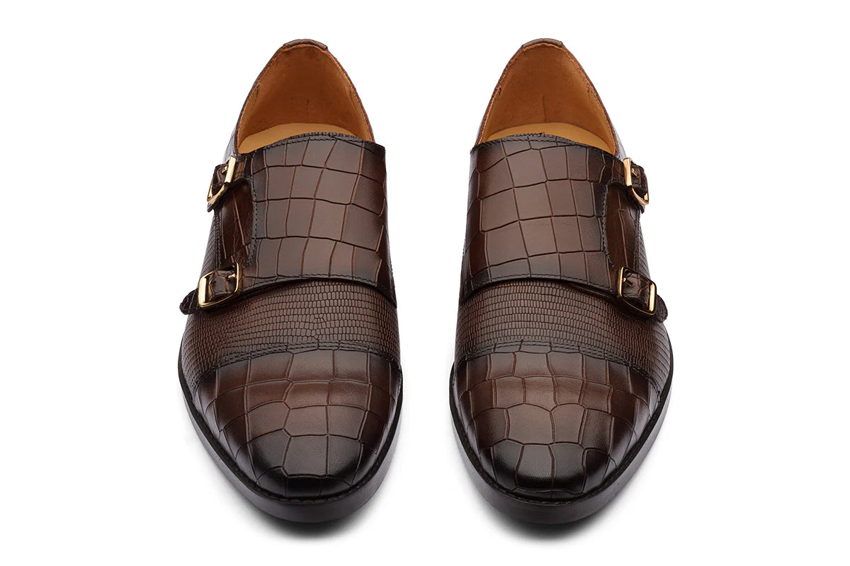 DENVER - CHESTNUT BROWN LEATHER SHOES