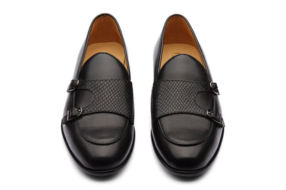 VALENCIA - BLACK LEATHER SHOES